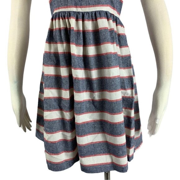 Freeway Small Dress Linen USA Red White Blue Cap S - Picture 5 of 6